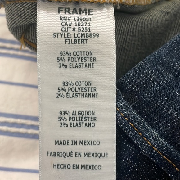 COPY - Frame Le Crop Mini Boot Cut Jeans in Filbert - Picture 10 of 10